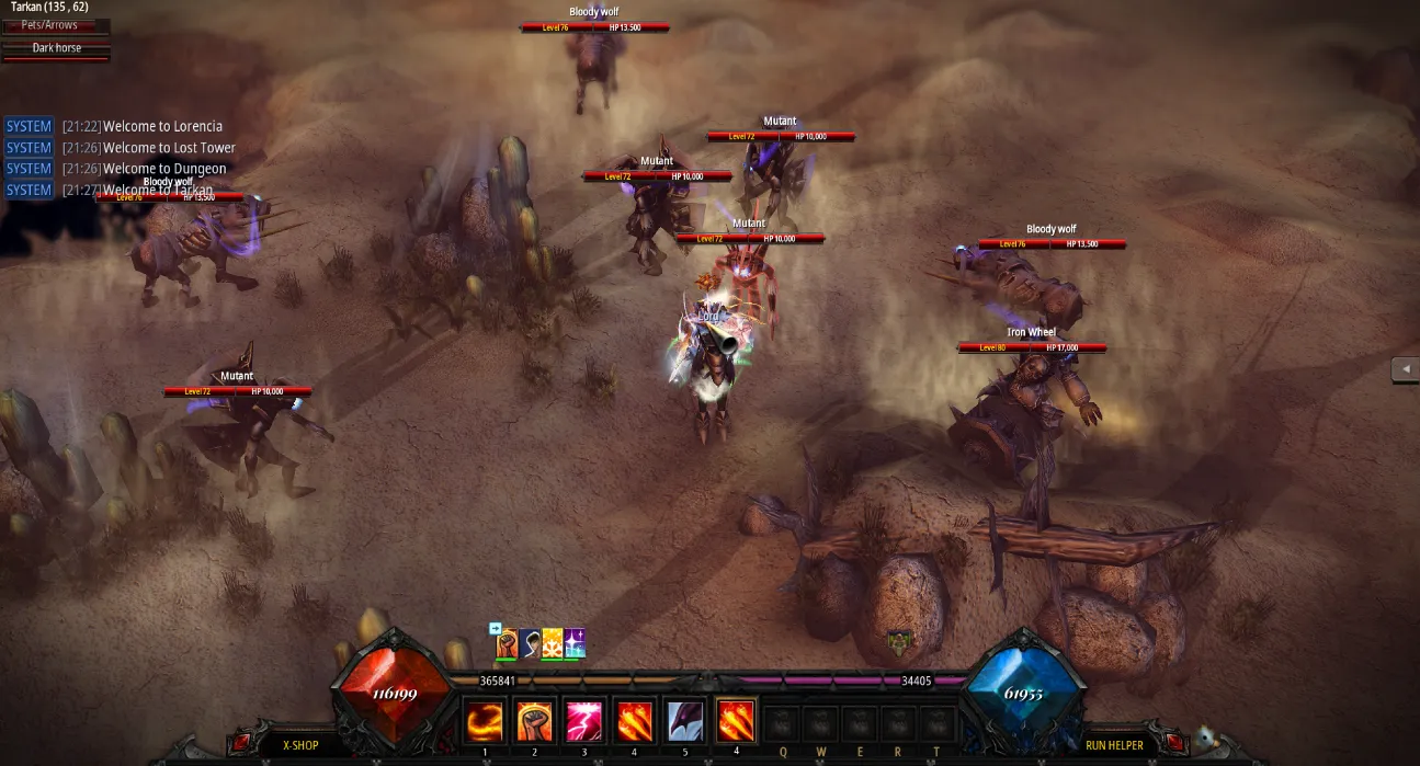 Tarkan · desert combat preview